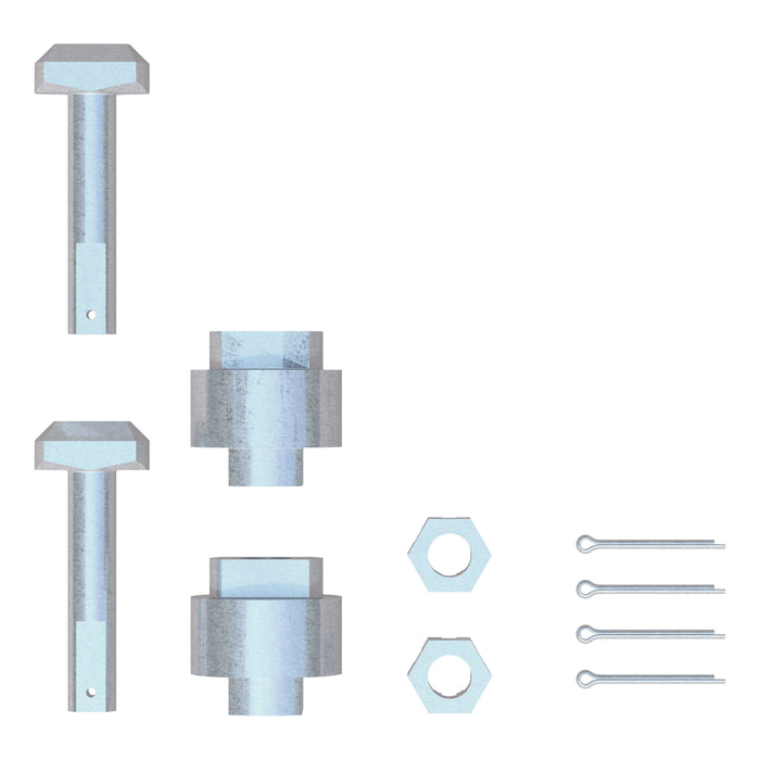 CURT 19204 Replacement 5th Wheel Puck System Anchors for Ram (Small; Fits 16021; 16022) - Truck Part Superstore