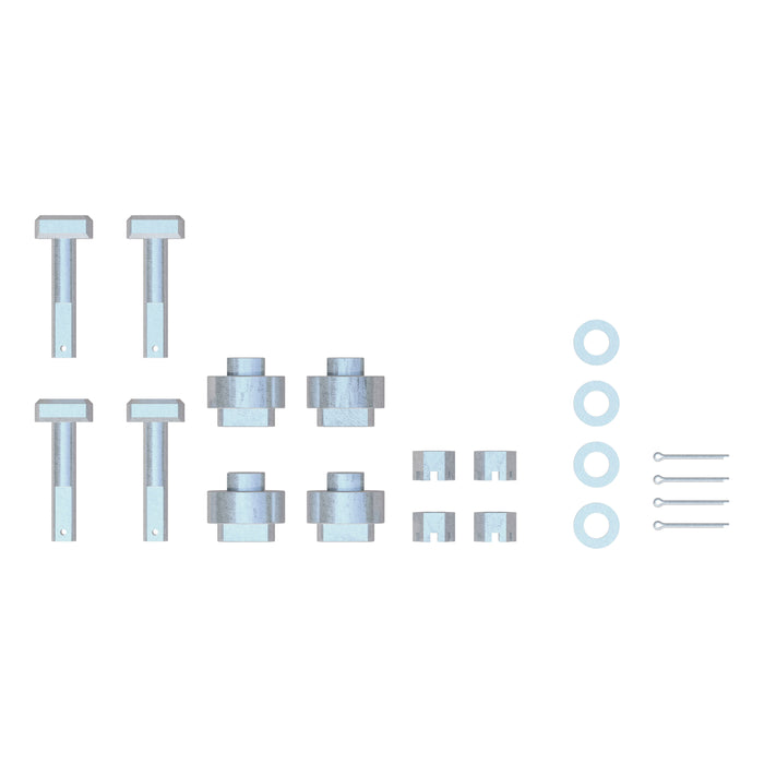 CURT 19208 Replacement 5th Wheel Puck System Anchors for Chevrolet/GMC (Fits 16023) - Truck Part Superstore