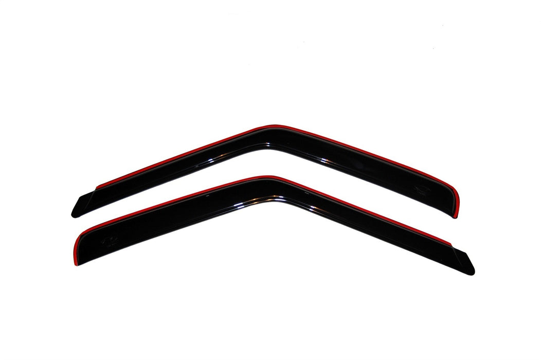 Auto Ventshade (AVS) 192127 Ventvisor® In-Channel Deflector 2 pc.; Front; Smoke; - Truck Part Superstore