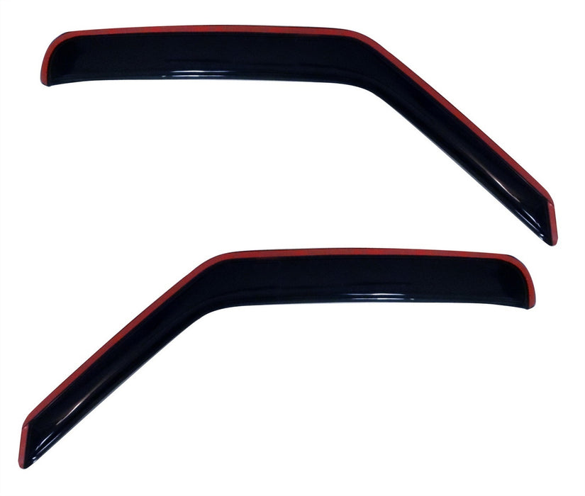 Auto Ventshade (AVS) 192141 Ventvisor® In-Channel Deflector 2 pc.; Front; Smoke; - Truck Part Superstore