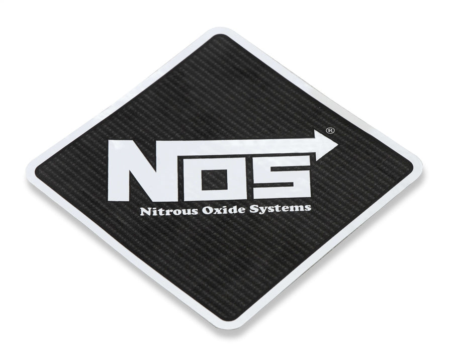 NOS/Nitrous Oxide System 19216NOS NOS Decal; Carbon Fiber; 3 3/4 in. x 3 3/4 in. Diamond Shape; - Truck Part Superstore