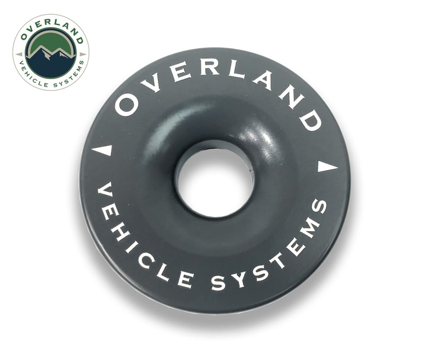 Overland Vehicle Systems 19230003 Recovery Ring 4.00 Inch 41,000 LBS Gray With Storage Bag Universal Overland Vehicle Systems - Truck Part Superstore