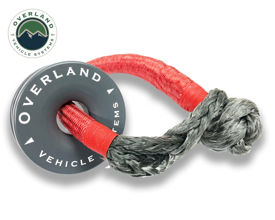Overland Vehicle Systems 19230003 Recovery Ring 4.00 Inch 41,000 LBS Gray With Storage Bag Universal Overland Vehicle Systems - Truck Part Superstore