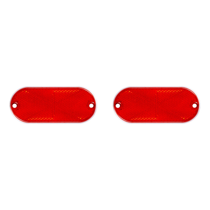 CURT 19234 Replacement 18113 Reflectors for Aluminum Cargo Carrier-2-Pack - Truck Part Superstore