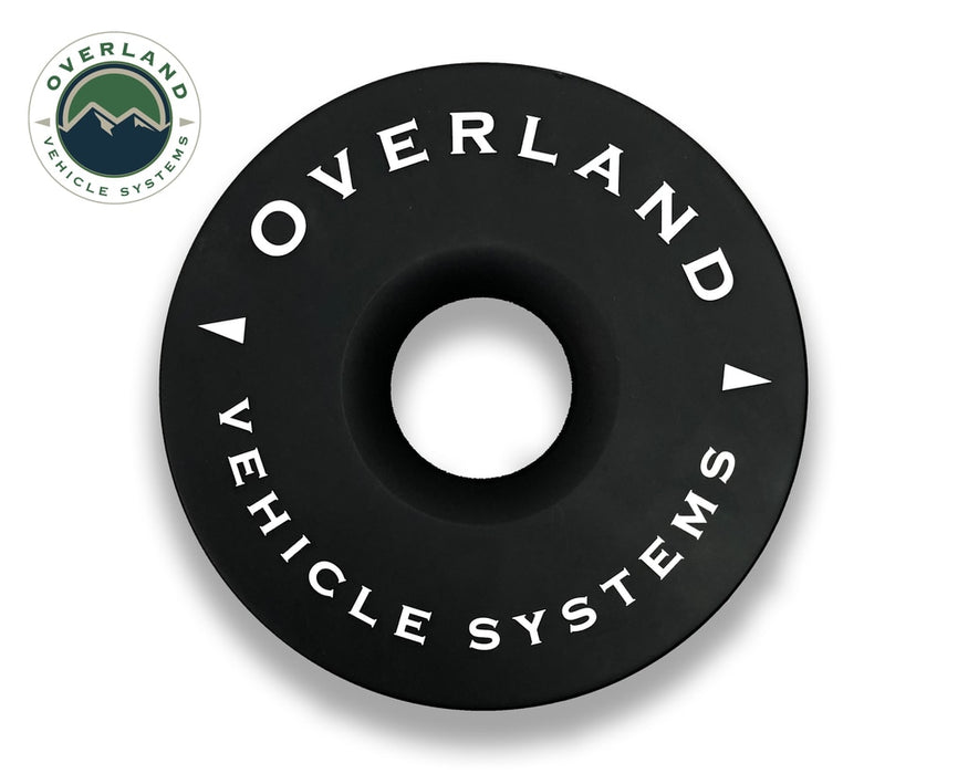 Overland Vehicle Systems 19240004 Recovery Ring 6.25 Inch 45,000 LBS Black With Storage Bag Universal Overland Vehicle Systems - Truck Part Superstore