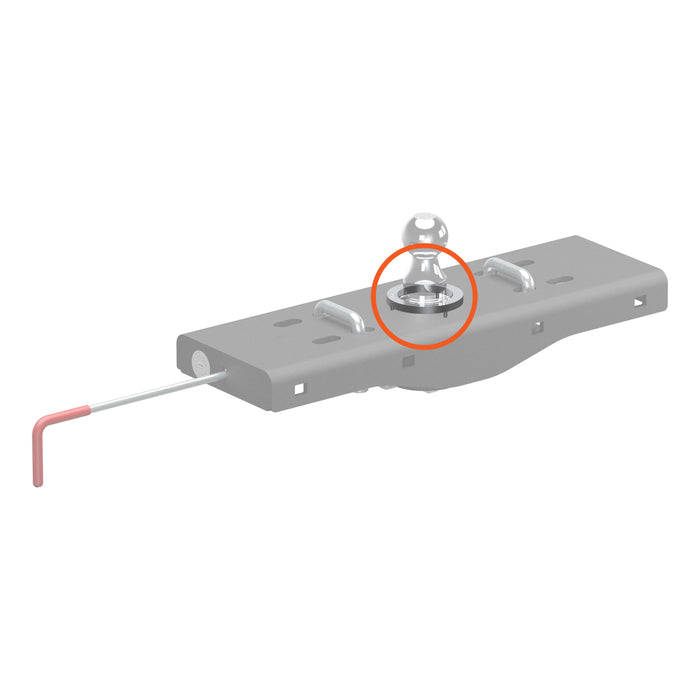 CURT 19256 CURT 19256 Replacement Double Lock/EZr Gooseneck Trim Ring - Truck Part Superstore