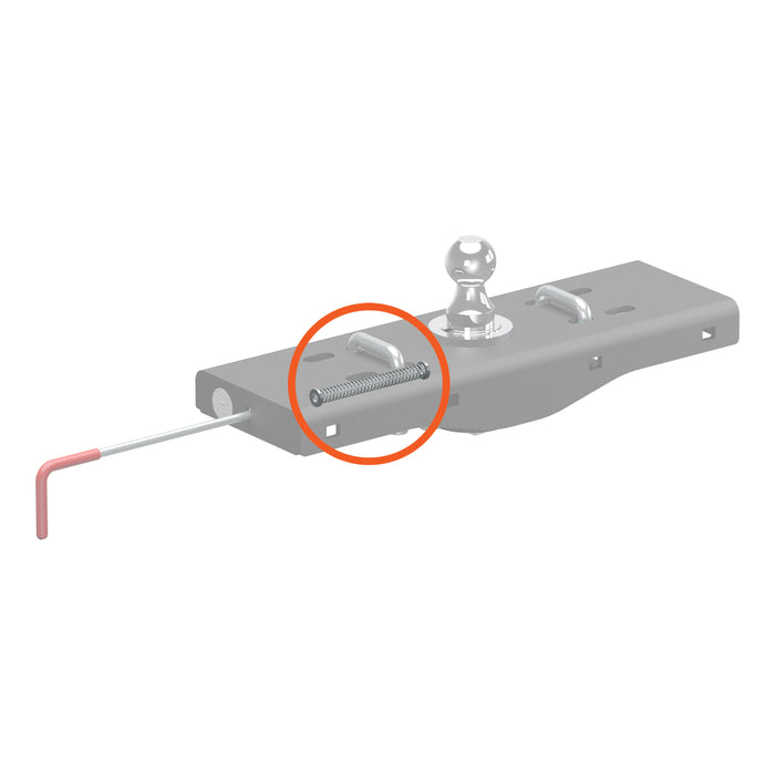 CURT 19257 CURT 19257 Replacement Double Lock/EZr Gooseneck Handle Spring - Truck Part Superstore