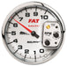 AutoMeter 19265 GAUGE; TACH; 5in.; 10K RPM; SHIFT-LITE; 2/4 CYLINDER; WHITE; FAT TACH; PRO-CYCLE - Truck Part Superstore