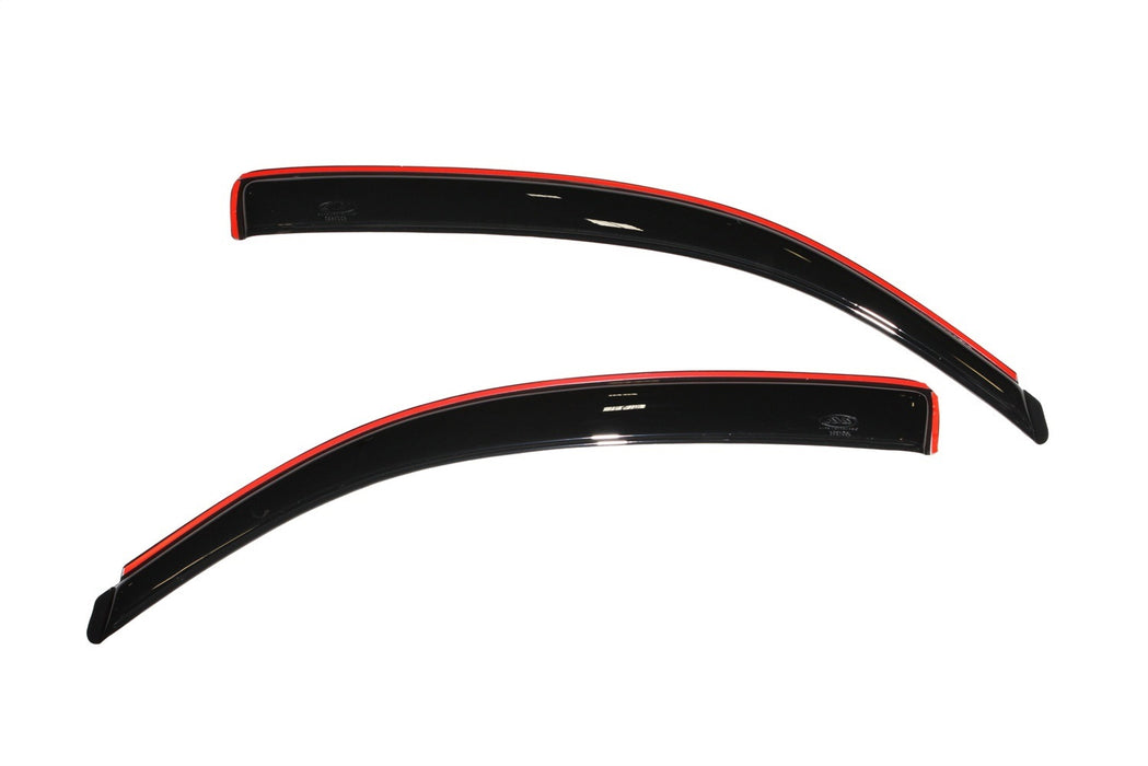 Auto Ventshade (AVS) 192706 Ventvisor® In-Channel Deflector 2 pc.; Front; Smoke; - Truck Part Superstore