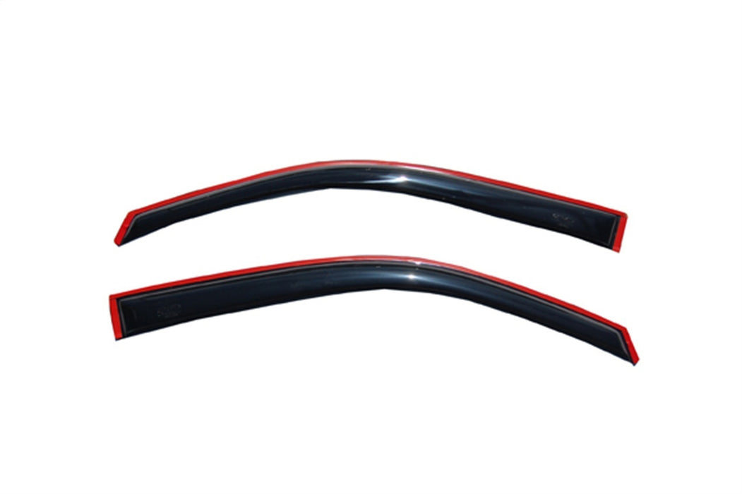 Auto Ventshade (AVS) 192741 Ventvisor® In-Channel Deflector 2 pc.; Front; Smoke; - Truck Part Superstore