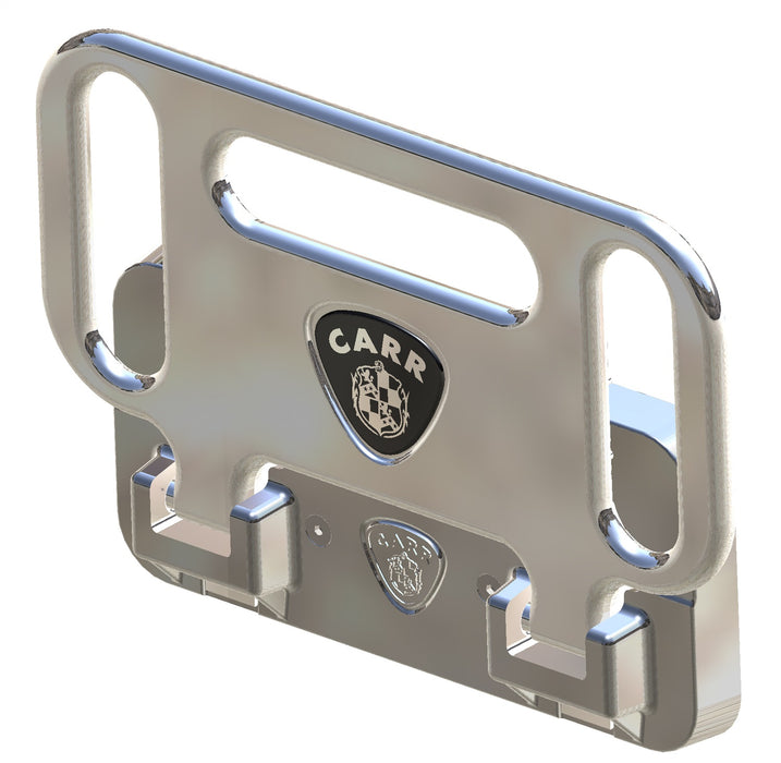 Carr 193002 HD Mega Step; Flat Mount; LED Step Surface; XM3 Polished; Single - Truck Part Superstore