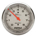 AutoMeter 19302 GAUGE; TACH; 3 3/4in.; 8K RPM; 2/4 CYLINDER; SILVER; PRO-CYCLE - Truck Part Superstore