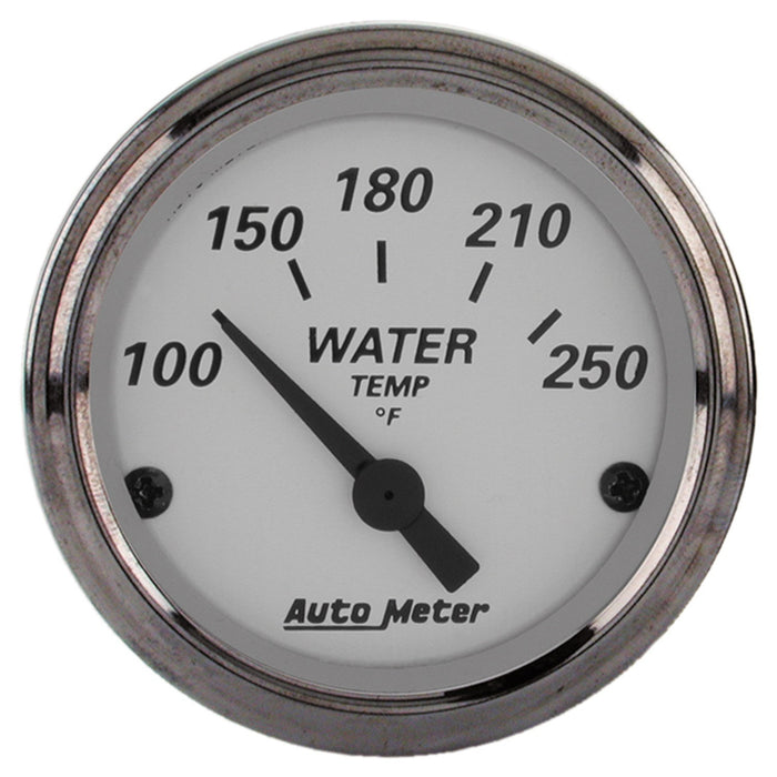AutoMeter 1938 GAUGE; WATER TEMP; 2 1/16in.; 250deg.F; ELEC; AMERICAN PLATINUM - Truck Part Superstore