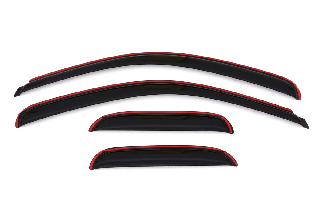 Auto Ventshade (AVS) 194040 Ventvisor® In-Channel Deflector 4 pc.; Smoke; - Truck Part Superstore