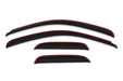 Auto Ventshade (AVS) 194040 Ventvisor® In-Channel Deflector 4 pc.; Smoke; - Truck Part Superstore