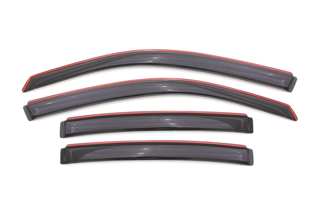 Auto Ventshade (AVS) 194065 Ventvisor® In-Channel Deflector 4 pc.; Smoke; - Truck Part Superstore