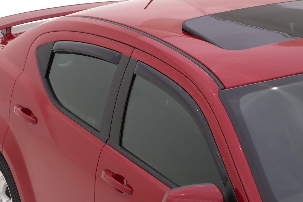 Auto Ventshade (AVS) 194065 Ventvisor® In-Channel Deflector 4 pc.; Smoke; - Truck Part Superstore