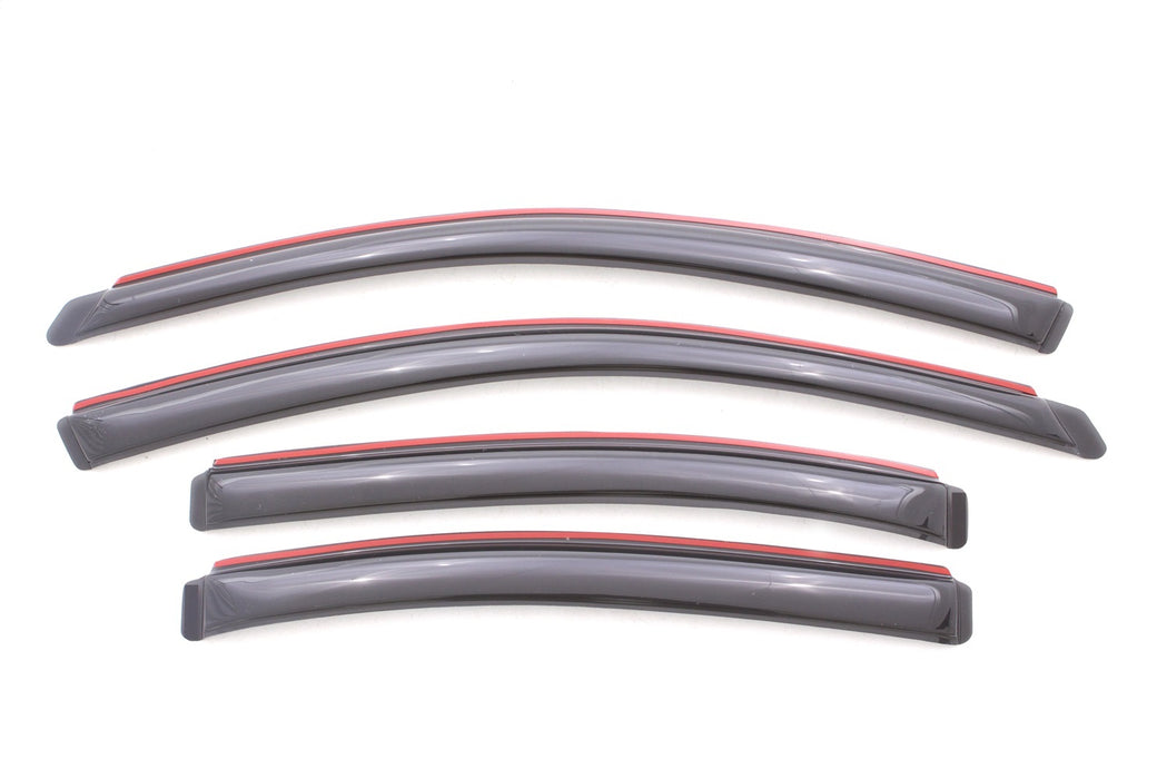 Auto Ventshade (AVS) 194100 Ventvisor® In-Channel Deflector 4 pc.; Smoke; - Truck Part Superstore