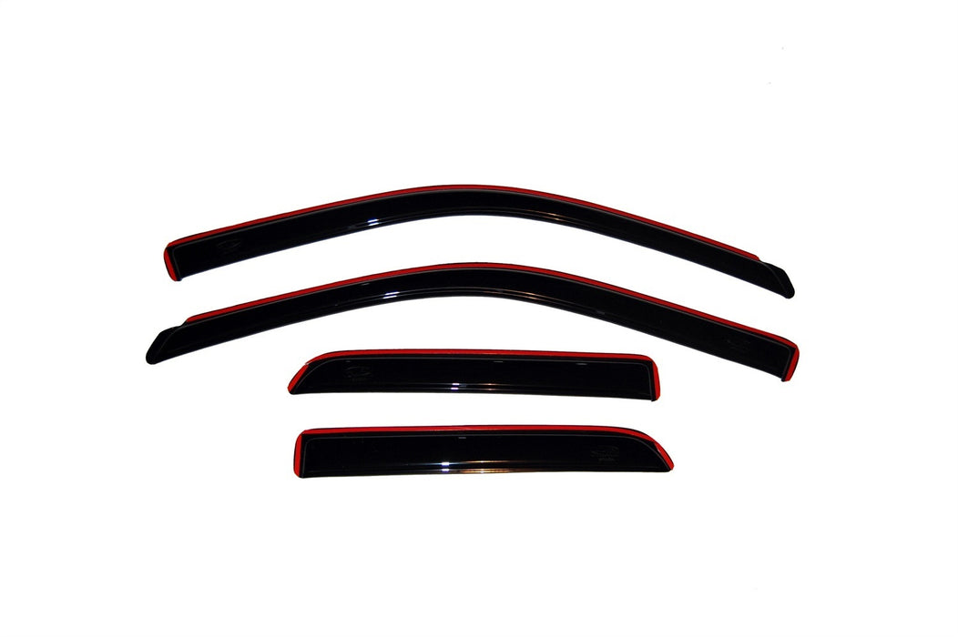 Auto Ventshade (AVS) 194101 Ventvisor® In-Channel Deflector 4 pc.; Smoke; - Truck Part Superstore