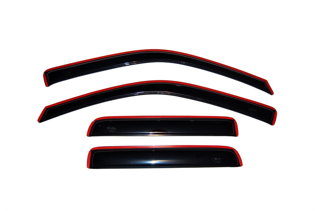 Auto Ventshade (AVS) 194133 Ventvisor® In-Channel Deflector 4 pc.; Smoke; - Truck Part Superstore