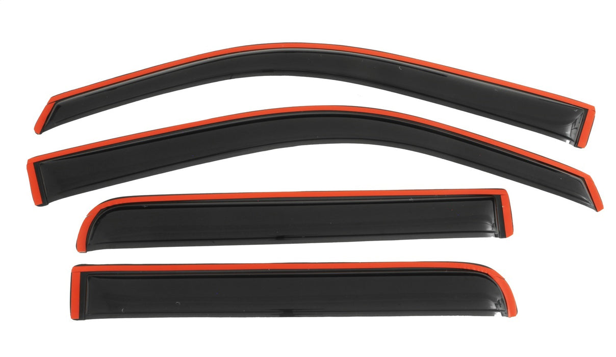 Auto Ventshade (AVS) 194155 Ventvisor® In-Channel Deflector 4 pc.; Smoke; - Truck Part Superstore
