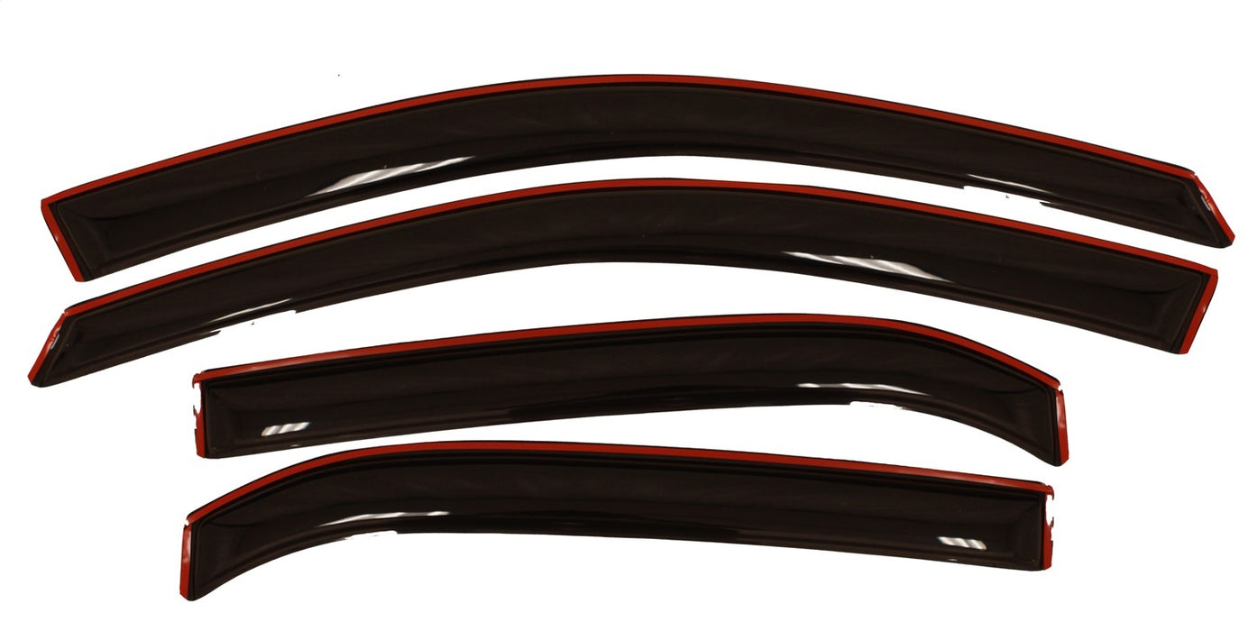 Auto Ventshade (AVS) 194166 Ventvisor® In-Channel Deflector 4 pc.; Smoke; - Truck Part Superstore
