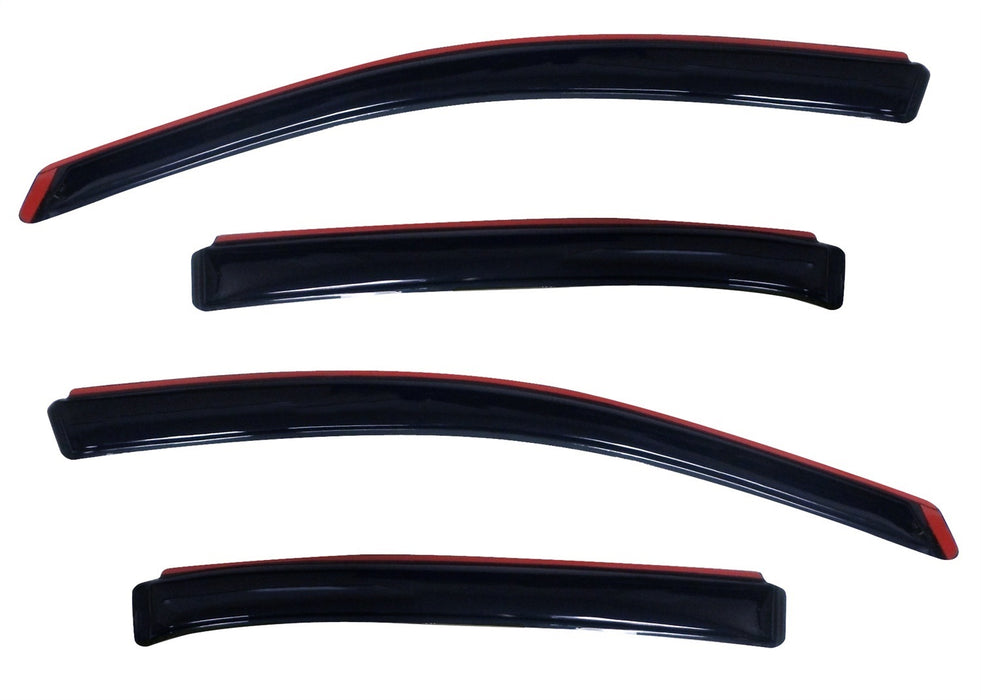 Auto Ventshade (AVS) 194194 Ventvisor® In-Channel Deflector 4 pc.; Smoke; - Truck Part Superstore