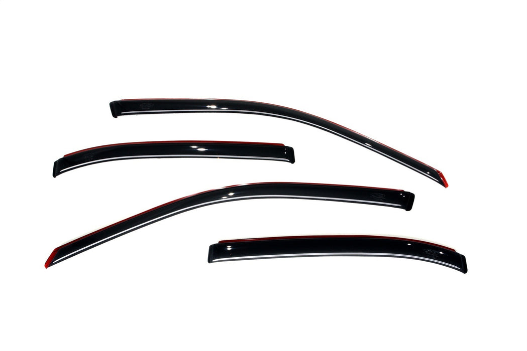Auto Ventshade (AVS) 194213 Ventvisor® In-Channel Deflector 4 pc.; Smoke; - Truck Part Superstore