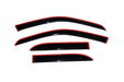 Auto Ventshade (AVS) 194223 Ventvisor® In-Channel Deflector 4 pc.; Smoke; - Truck Part Superstore