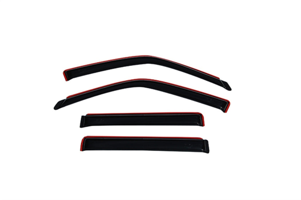 Auto Ventshade (AVS) 194233 Ventvisor® In-Channel Deflector 4 pc.; Smoke; - Truck Part Superstore