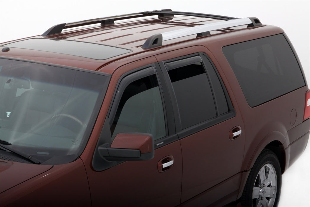 Auto Ventshade (AVS) 194233 Ventvisor® In-Channel Deflector 4 pc.; Smoke; - Truck Part Superstore