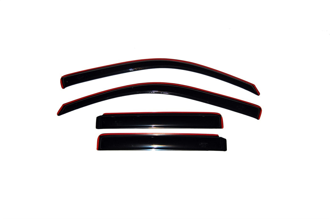 Auto Ventshade (AVS) 194240 Ventvisor® In-Channel Deflector 4 pc.; Smoke; - Truck Part Superstore