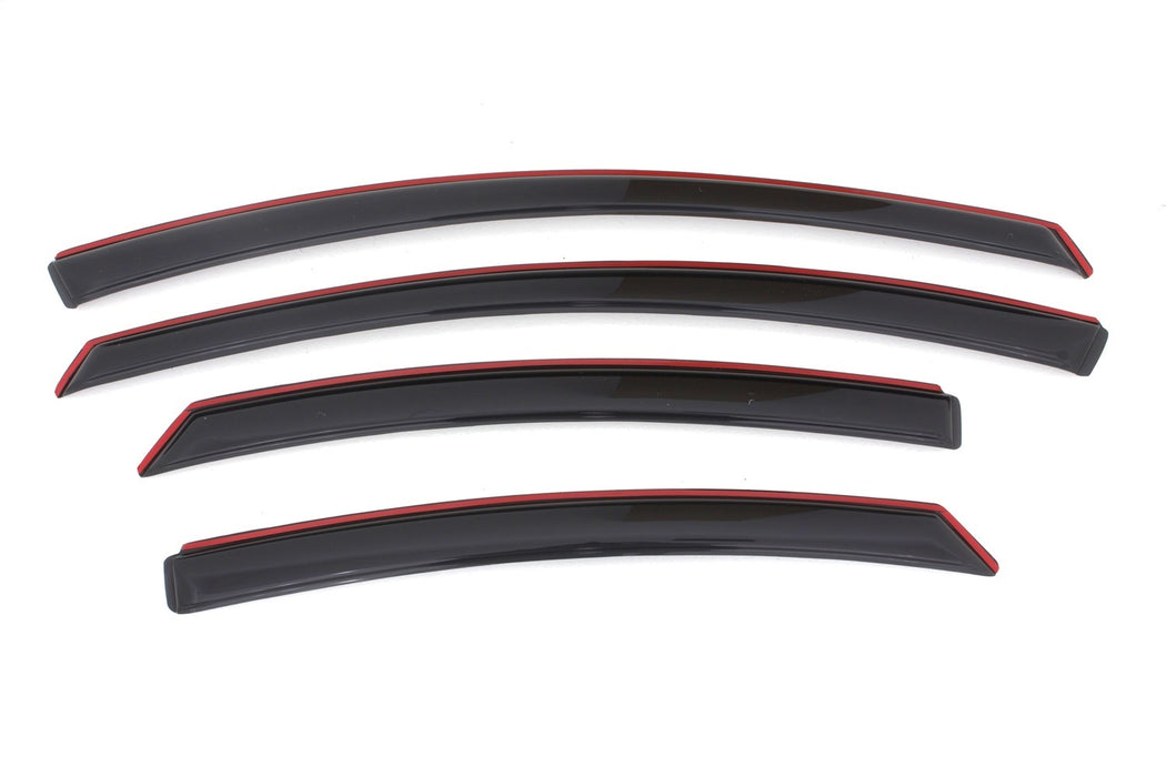 Auto Ventshade (AVS) 194261 Ventvisor® In-Channel Deflector 4 pc.; Smoke; - Truck Part Superstore