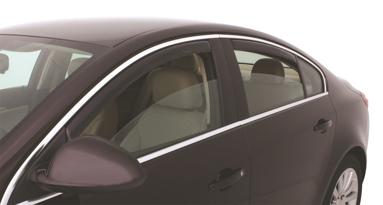 Auto Ventshade (AVS) 194275 Ventvisor® In-Channel Deflector 4 pc.; Smoke; - Truck Part Superstore