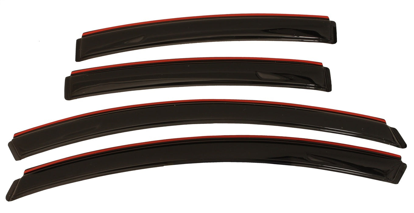 Auto Ventshade (AVS) 194275 Ventvisor® In-Channel Deflector 4 pc.; Smoke; - Truck Part Superstore