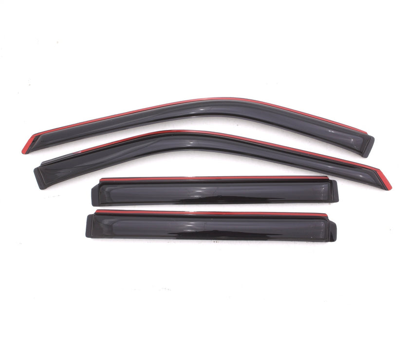 Auto Ventshade (AVS) 194293 Ventvisor® In-Channel Deflector 4 pc.; Smoke; - Truck Part Superstore