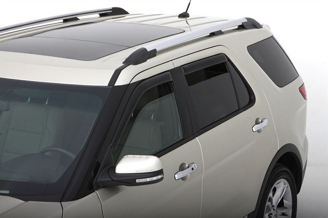 Auto Ventshade (AVS) 194293 Ventvisor® In-Channel Deflector 4 pc.; Smoke; - Truck Part Superstore