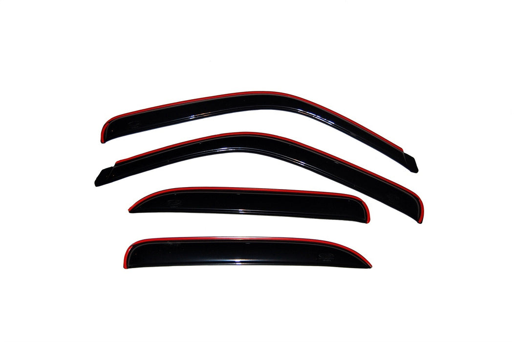 Auto Ventshade (AVS) 194304 Ventvisor® In-Channel Deflector 4 pc.; Smoke; - Truck Part Superstore