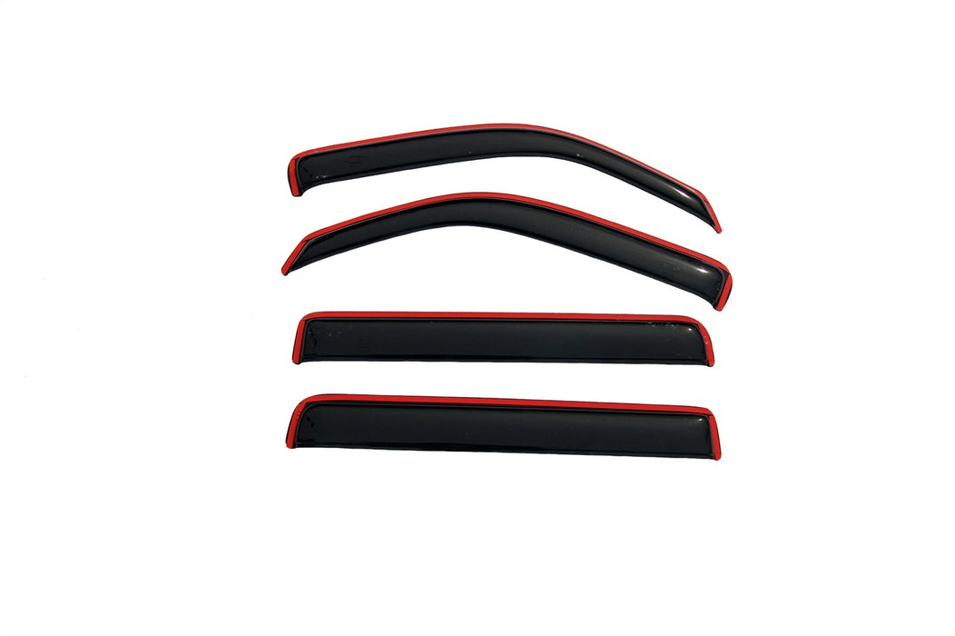 Auto Ventshade (AVS) 194307 Ventvisor® In-Channel Deflector 4 pc.; Smoke; - Truck Part Superstore