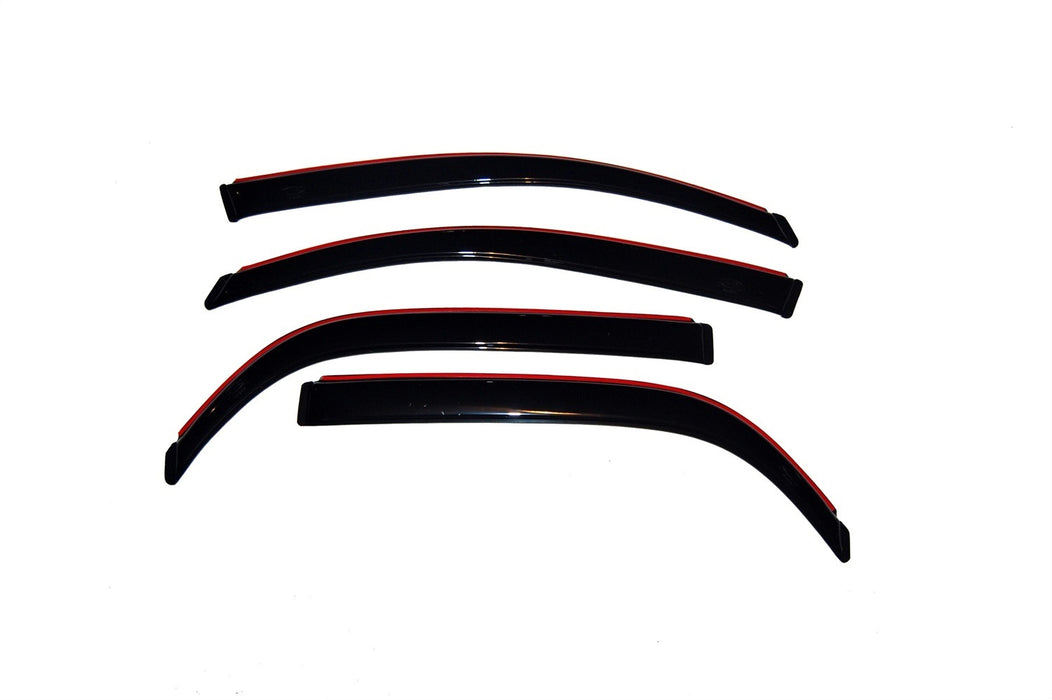Auto Ventshade (AVS) 194319 Ventvisor® In-Channel Deflector 4 pc.; Smoke; - Truck Part Superstore