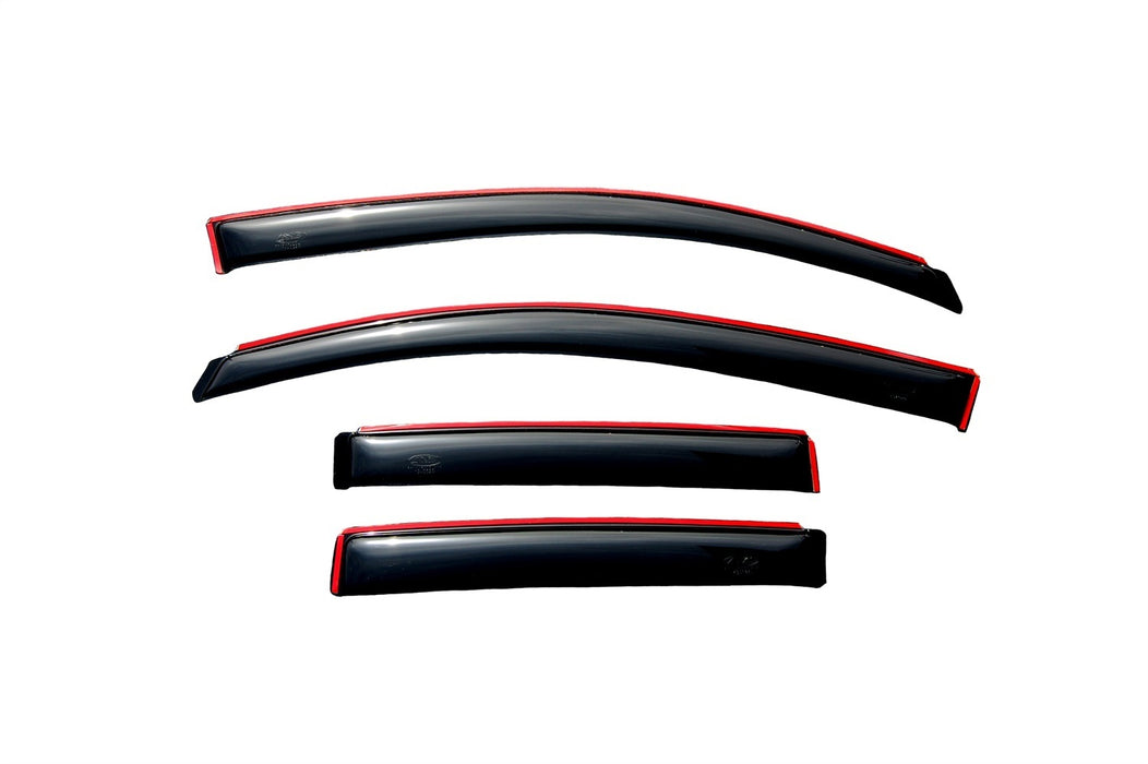 Auto Ventshade (AVS) 194323 Ventvisor® In-Channel Deflector 4 pc.; Smoke; - Truck Part Superstore