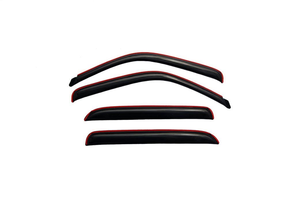 Auto Ventshade (AVS) 194355 Ventvisor® In-Channel Deflector 4 pc.; Smoke; - Truck Part Superstore