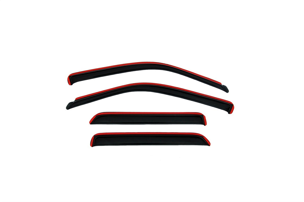 Auto Ventshade (AVS) 194357 Ventvisor® In-Channel Deflector 4 pc.; Smoke; - Truck Part Superstore