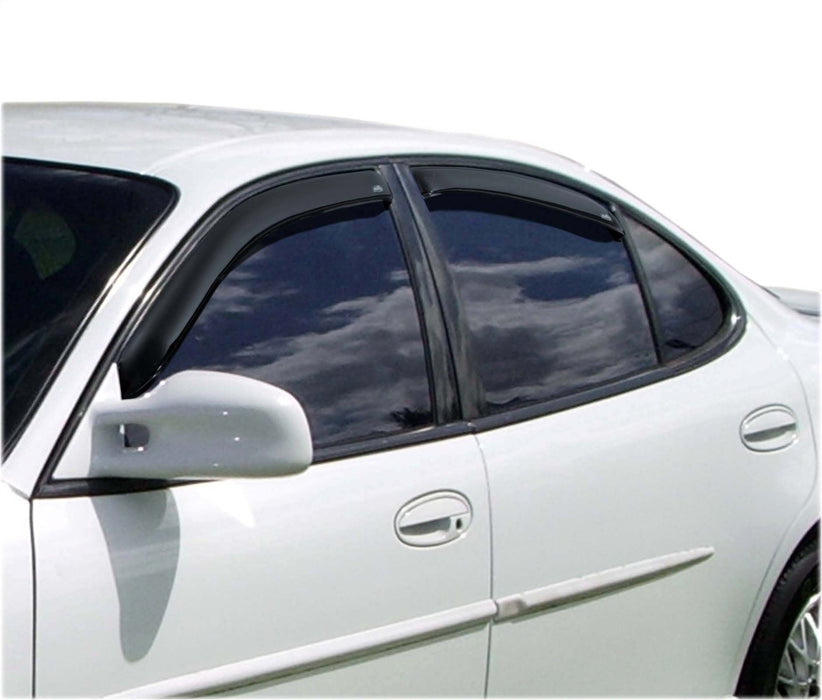 Auto Ventshade (AVS) 194358 Ventvisor® In-Channel Deflector 4 pc.; Smoke; - Truck Part Superstore