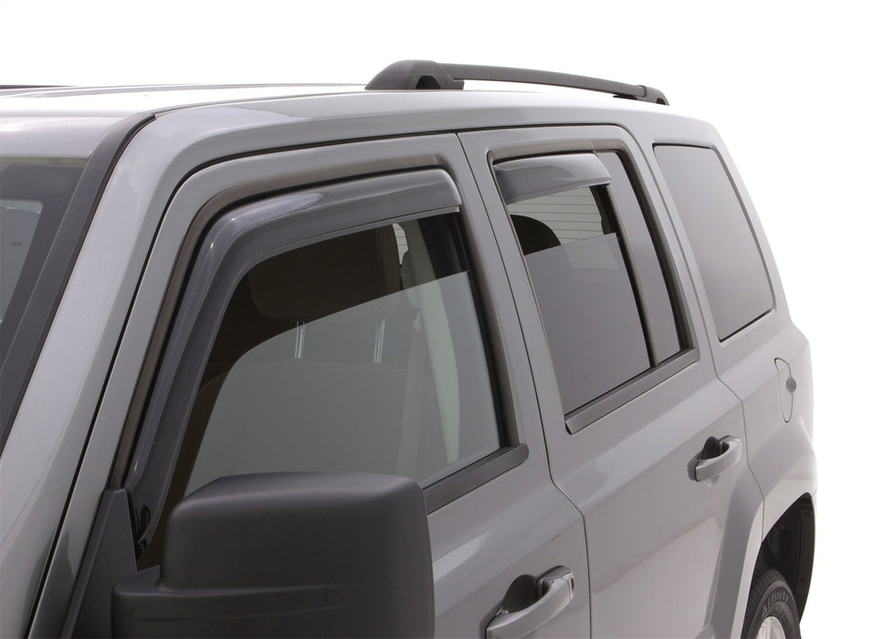 Auto Ventshade (AVS) 194359 Ventvisor® In-Channel Deflector 4 pc.; Smoke; - Truck Part Superstore