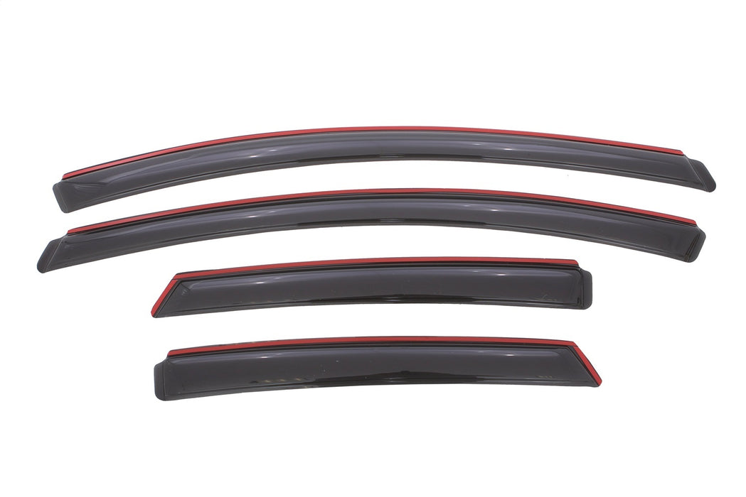 Auto Ventshade (AVS) 194373 Ventvisor® In-Channel Deflector 4 pc.; Smoke; - Truck Part Superstore