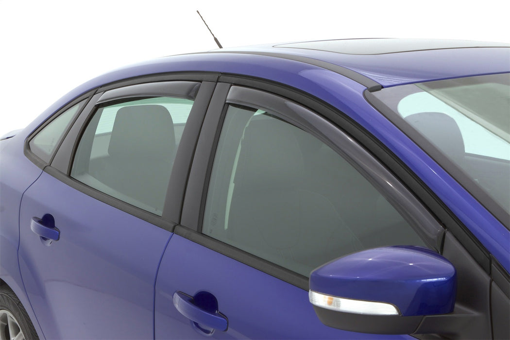 Auto Ventshade (AVS) 194373 Ventvisor® In-Channel Deflector 4 pc.; Smoke; - Truck Part Superstore