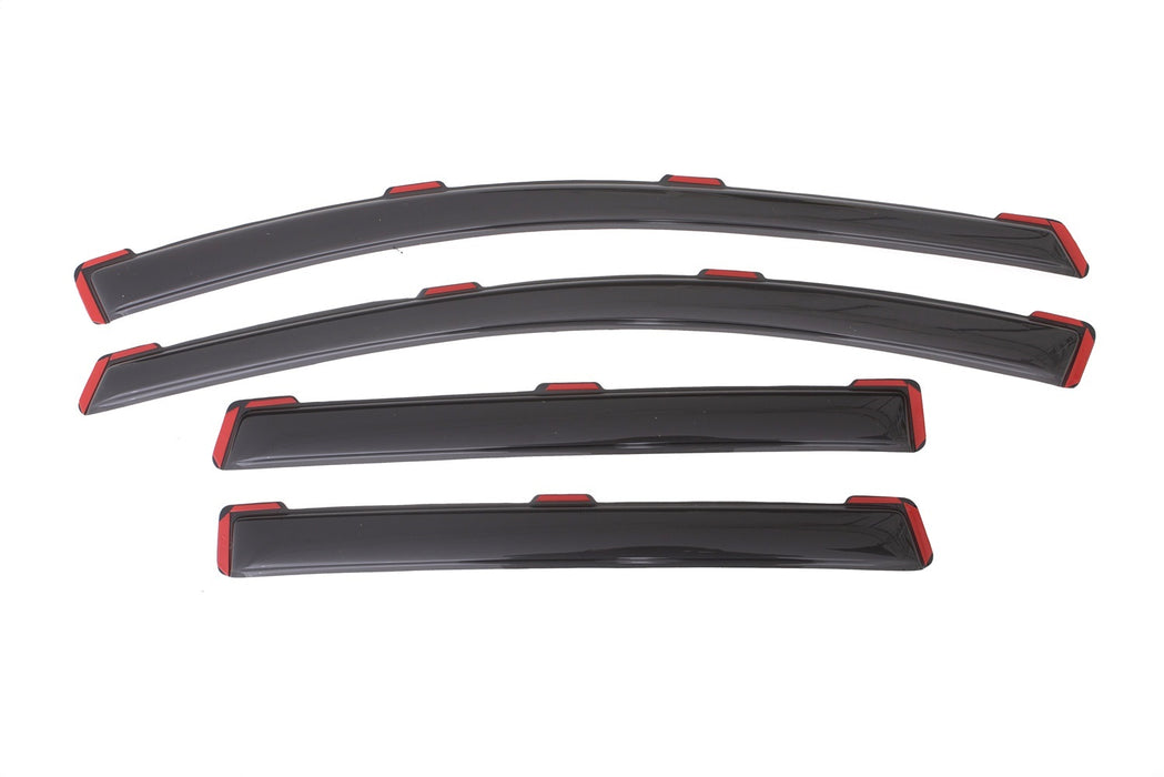 Auto Ventshade (AVS) 194383 Ventvisor® In-Channel Deflector 4 pc.; Smoke; - Truck Part Superstore