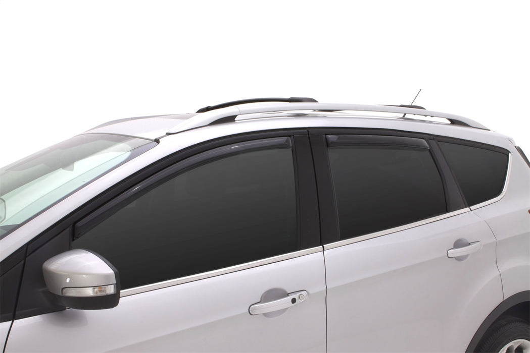 Auto Ventshade (AVS) 194383 Ventvisor® In-Channel Deflector 4 pc.; Smoke; - Truck Part Superstore