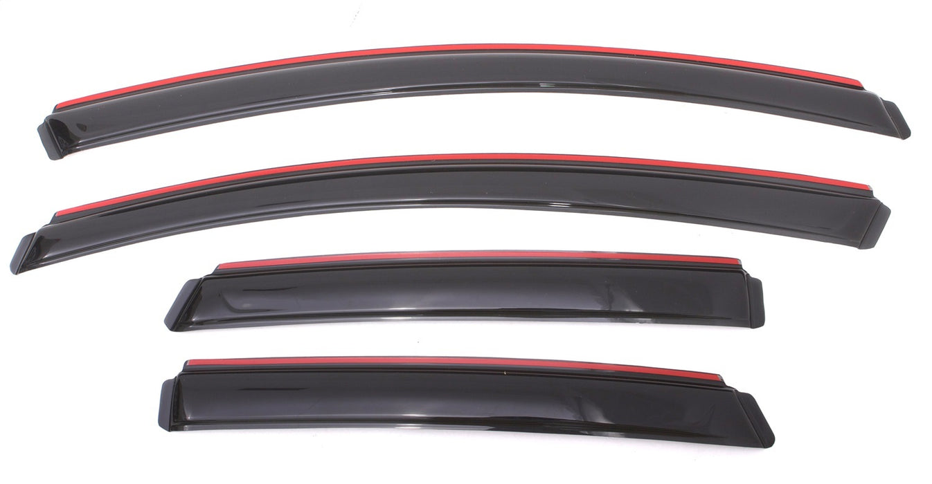 Auto Ventshade (AVS) 194389 Ventvisor® In-Channel Deflector 4 pc.; Smoke; - Truck Part Superstore